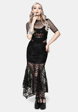 Lucie Lace Asymmetric Hanky Maxi Skirt