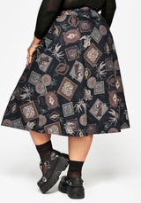 Kleo Relics Print Midaxi Skirt