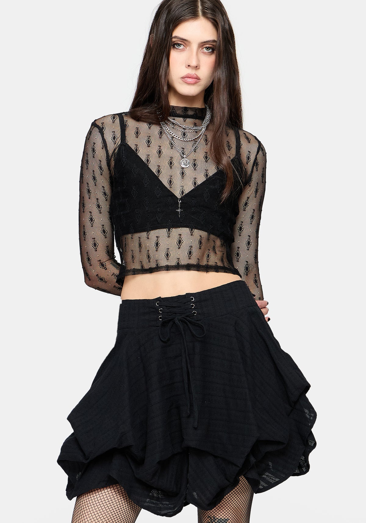 Ripley Ruched Mini Skirt