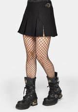 Soraya Buckle Mini Skirt