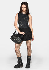 Soraya Buckle Mini Skirt