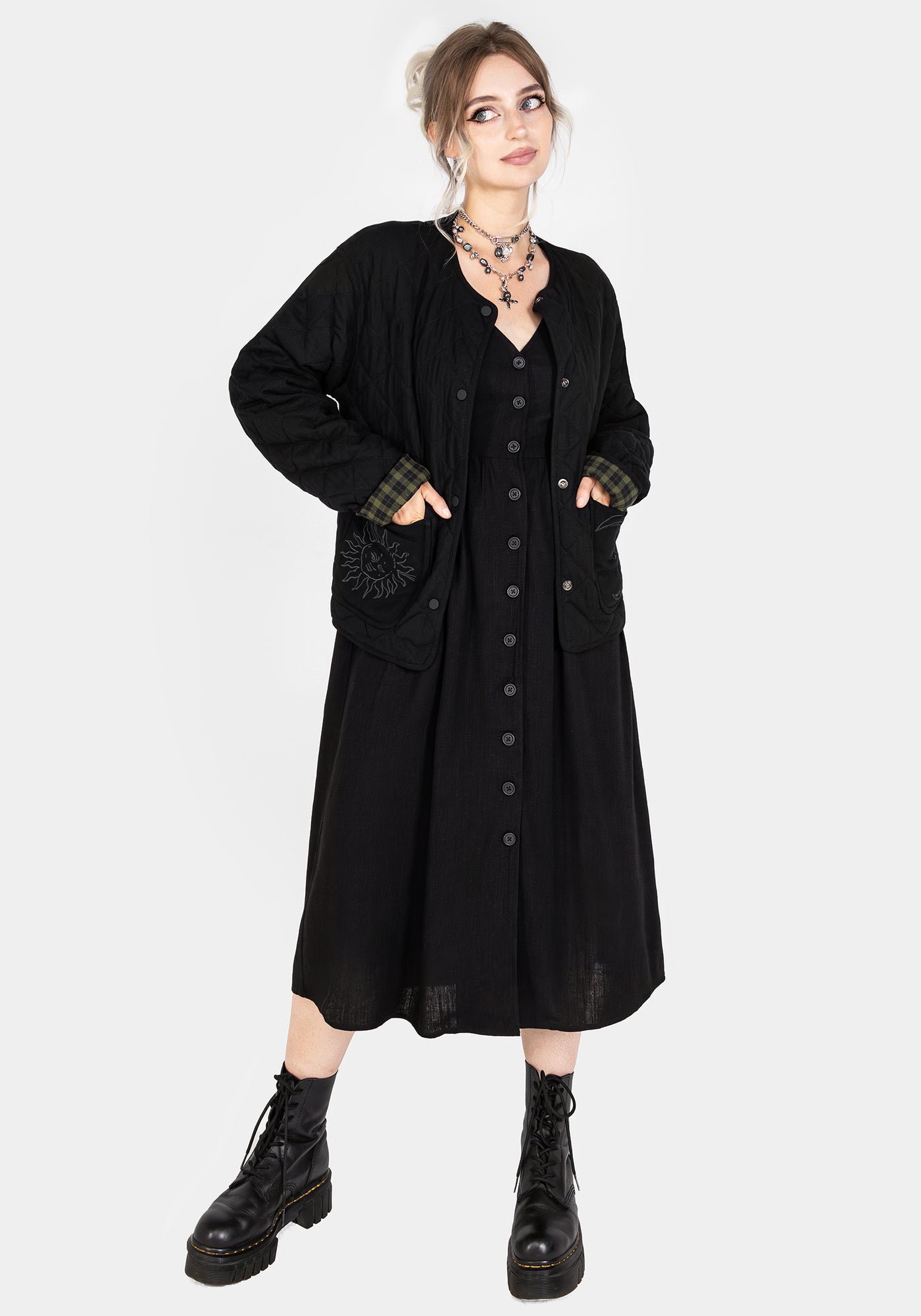Rowan Linen Button Up Midi Dress | Disturbia