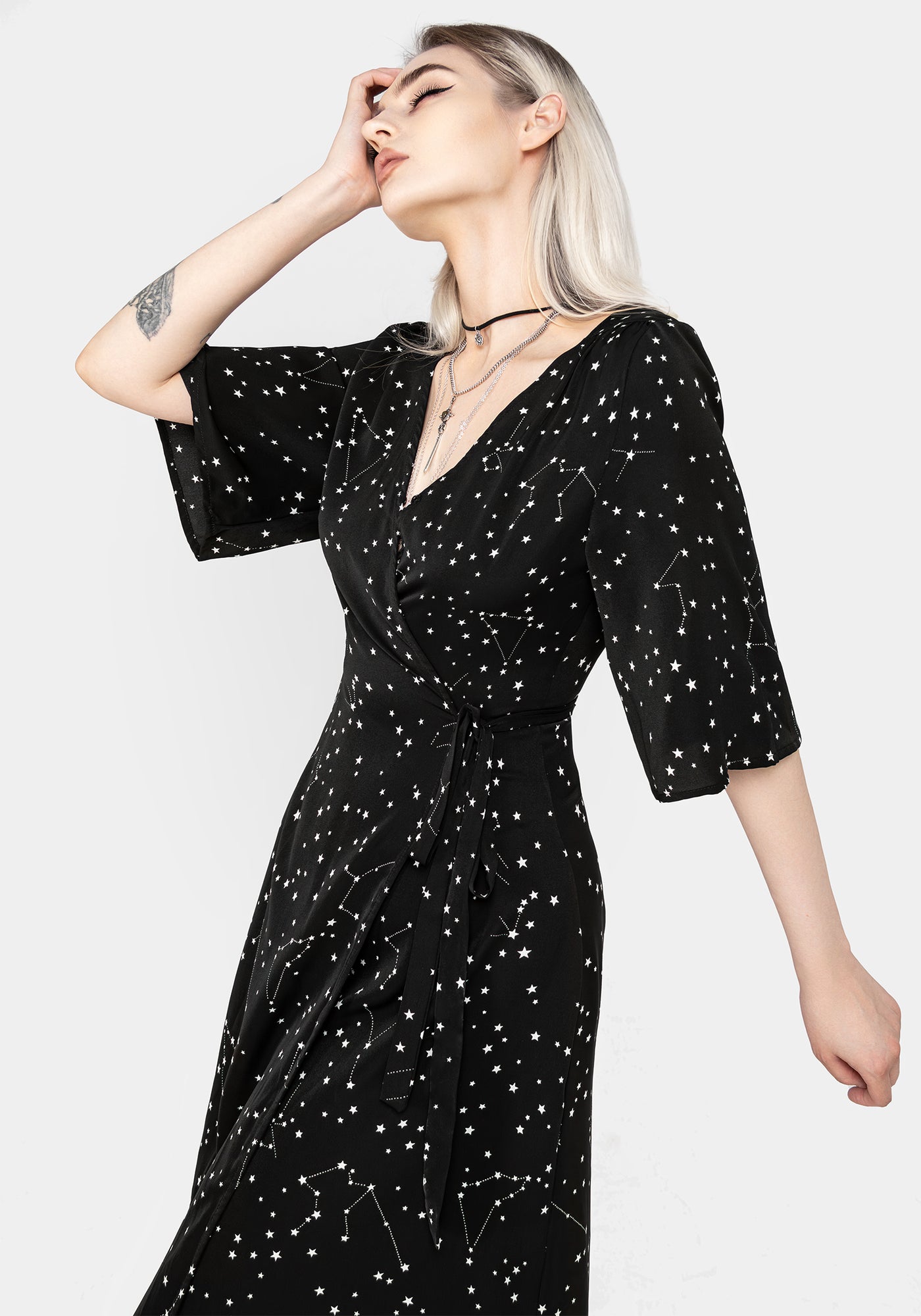 spell celestial midi dress Celestial Midi Kimono Dress | Disturbia