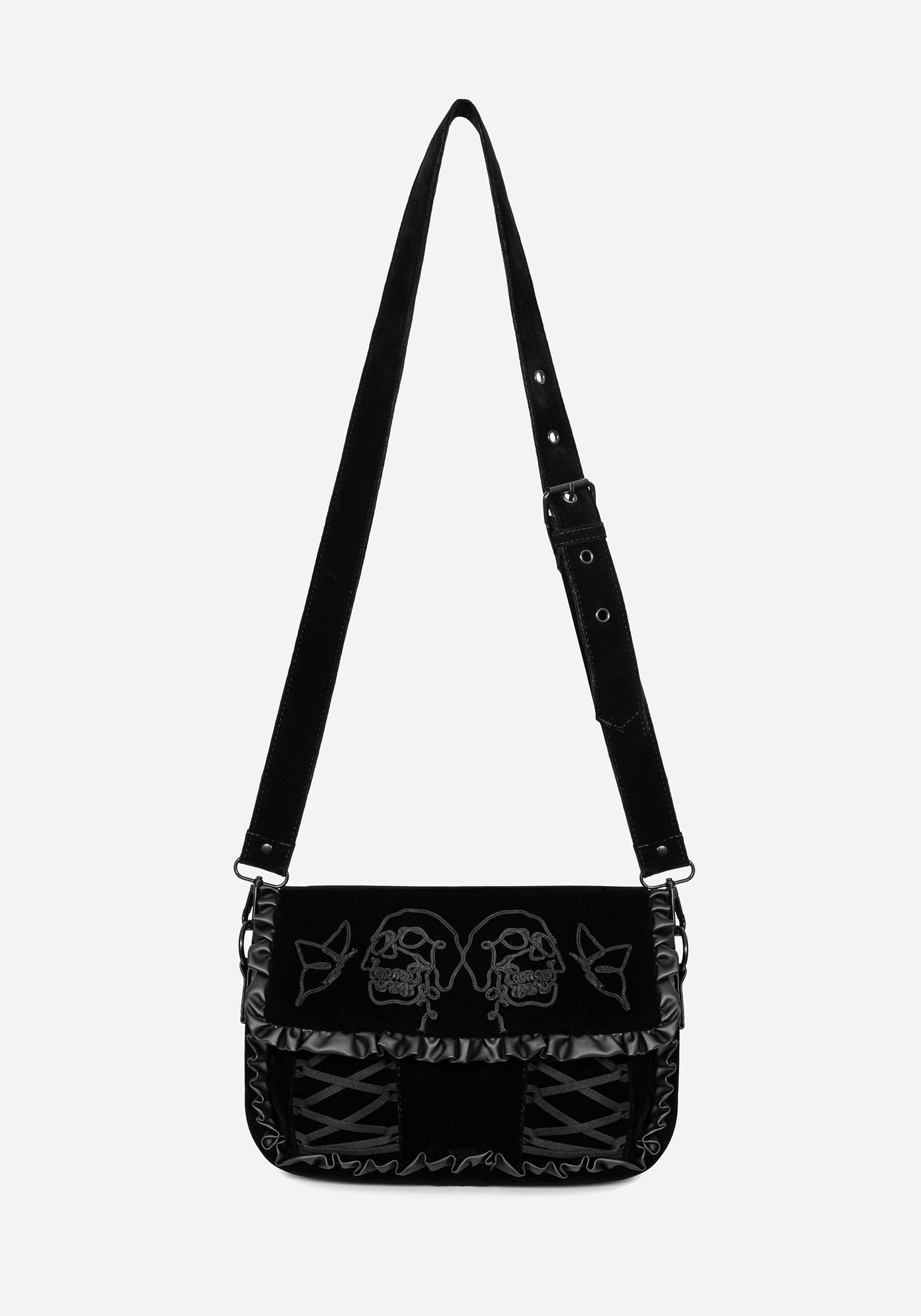 ②visyay paranoia :) purse BAG Womens Gothic Emo Bag Grunge Purse Y2k Shoulder Bag