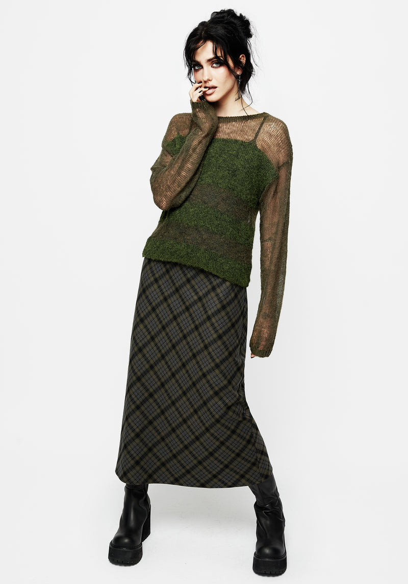 Reseda Check Midaxi Cami Dress | Disturbia - Shop Women's Gothic, Alternative & Dark Romantic Fashion, Accessories & Homeware Reseda Check Midaxi Cami Dress | Disturbia - Shop Women's Gothic, Alternative & Dark Romantic Fashion, Accessories & Homeware