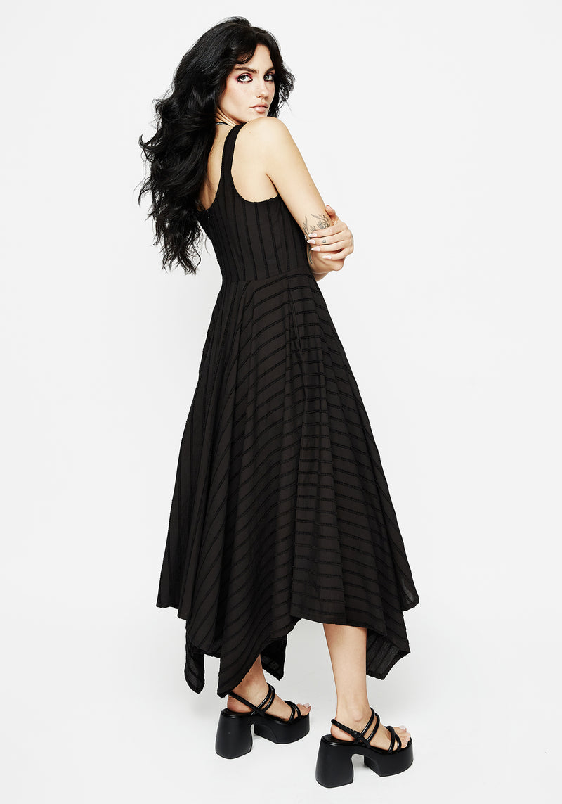 Blythe Handkerchief Hem Midaxi Dress | Disturbia - Shop Women's Gothic,  Alternative & Dark Romantic Fashion, Accessories & Homeware