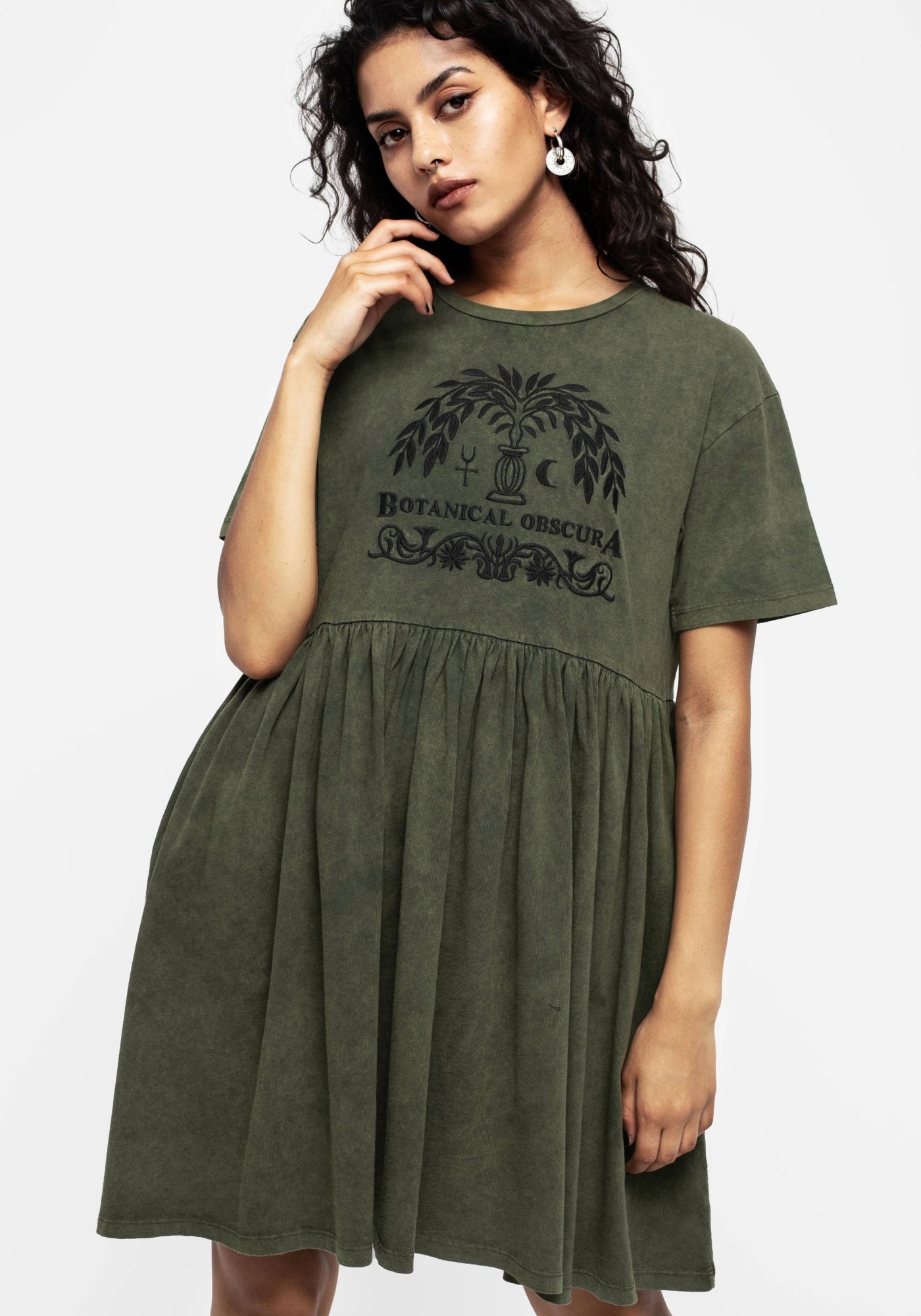 Obscura Graphic Print Mini Skater Dress | Disturbia - Shop Women's