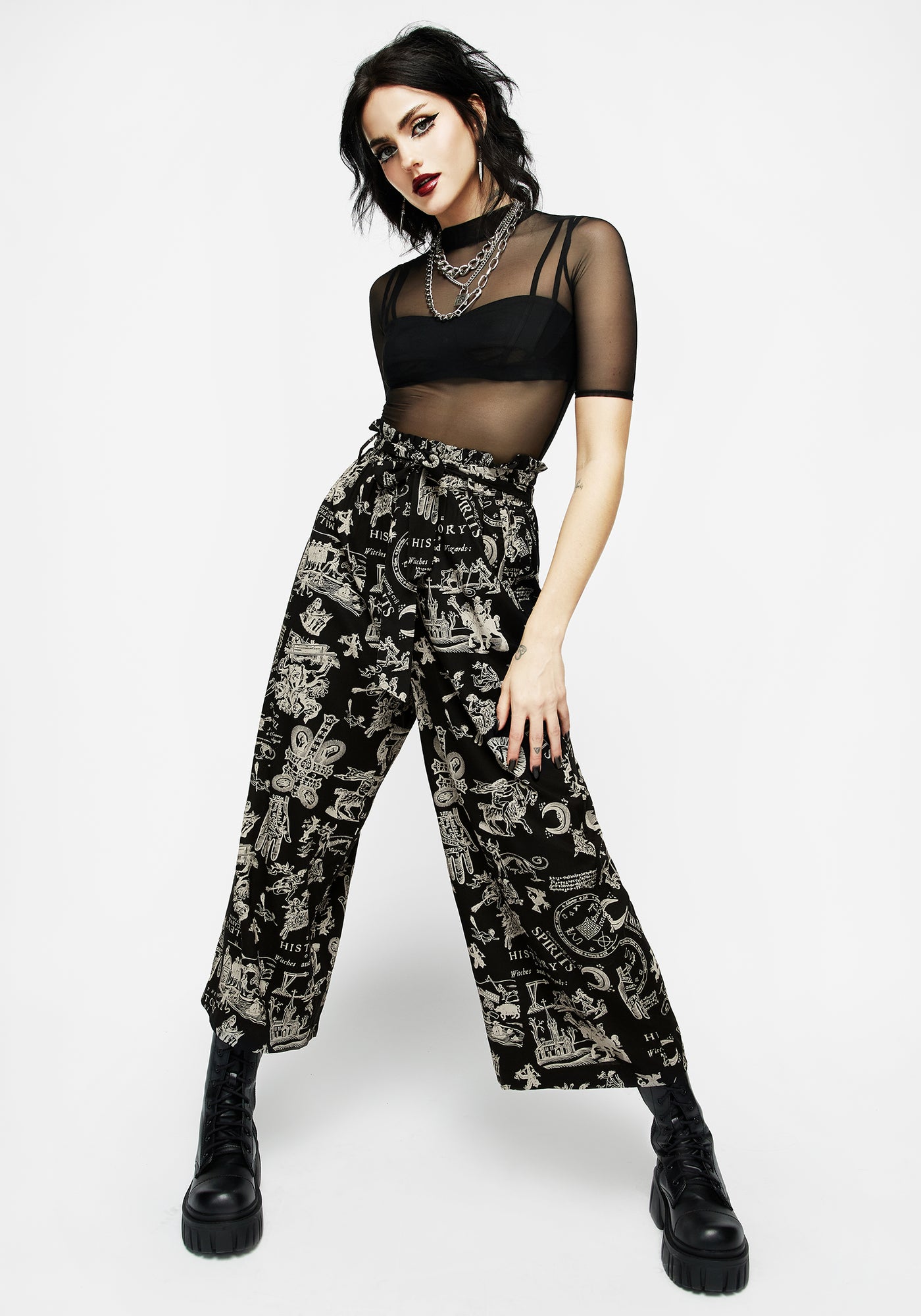Heresy Paperbag Trousers | Disturbia - Shop Women's Gothic