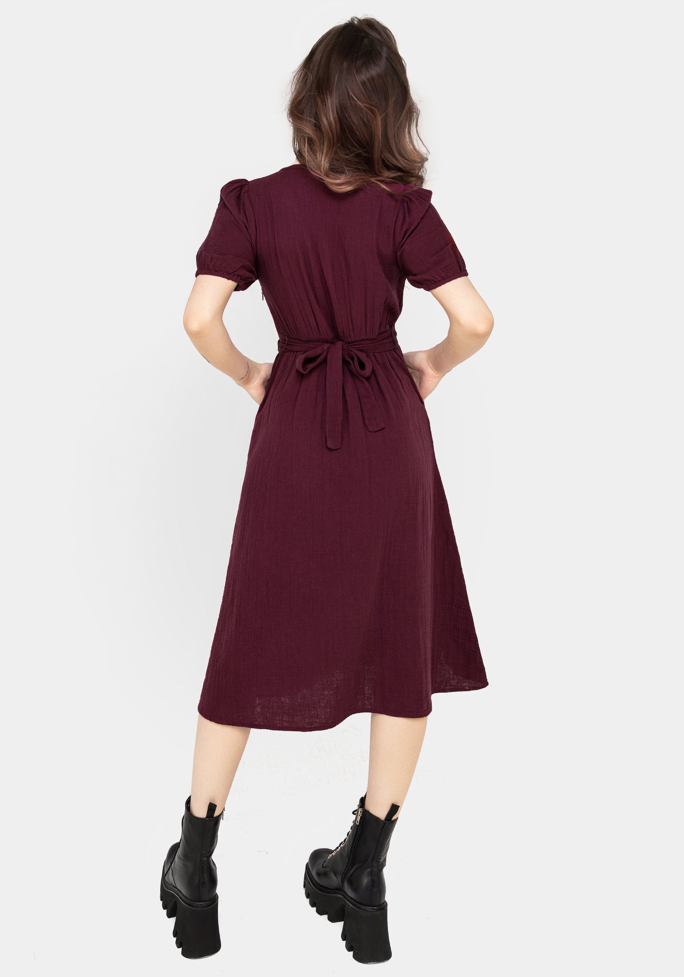 green emerald velvet dress Margaret Floral Embroidered Midi Dress Black | Occasion Dress in Sizes  XXS–6X main image 0