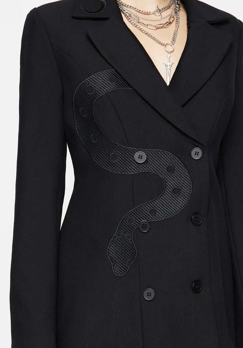 Slither Embroidered Blazer Dress Slither Embroidered Blazer Dress