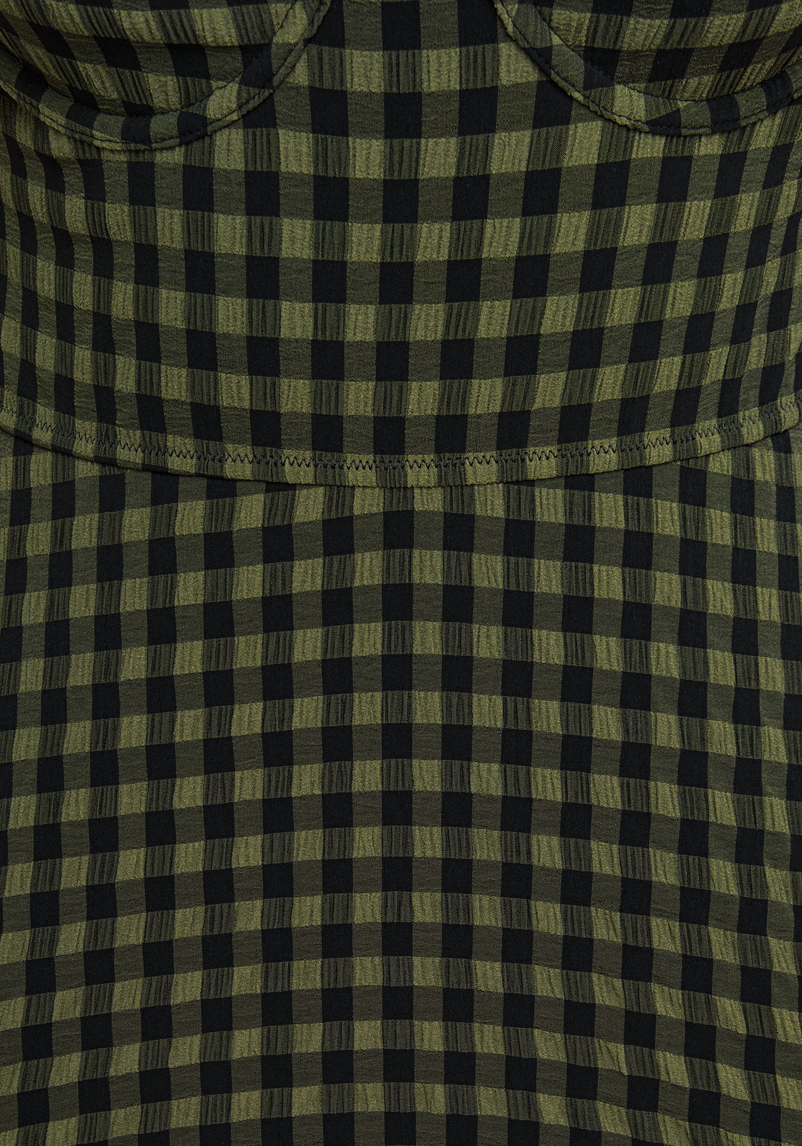Terra Gingham Peplum Skirted Swimsuit