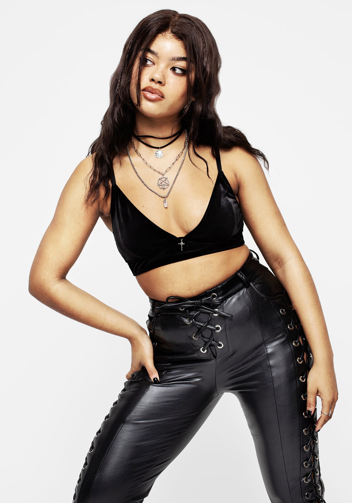 Unholy Velour Bralet | Disturbia - Shop Women's Gothic