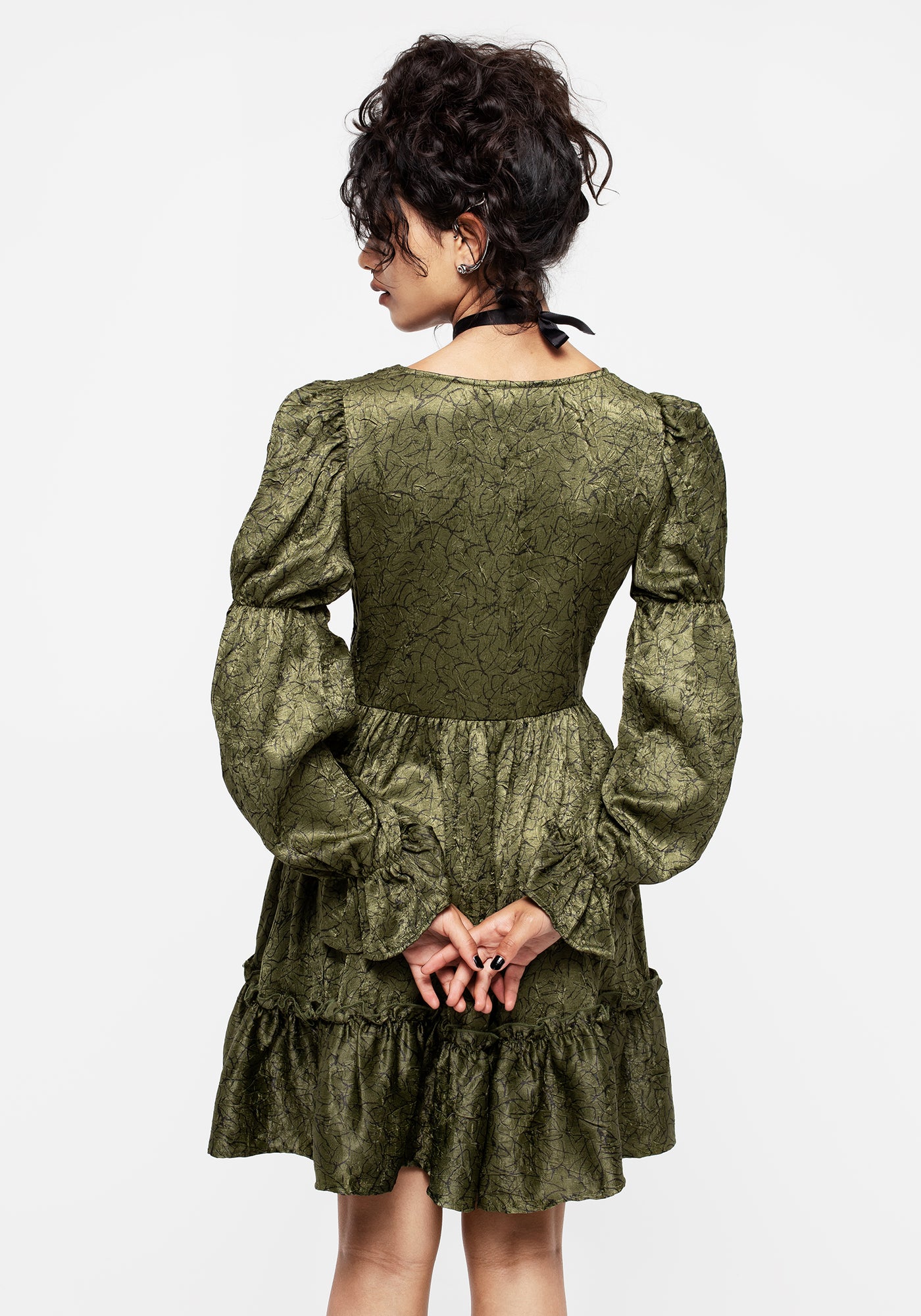 Arda Virago Sleeve Mini Dress | Disturbia - Shop Women's Gothic