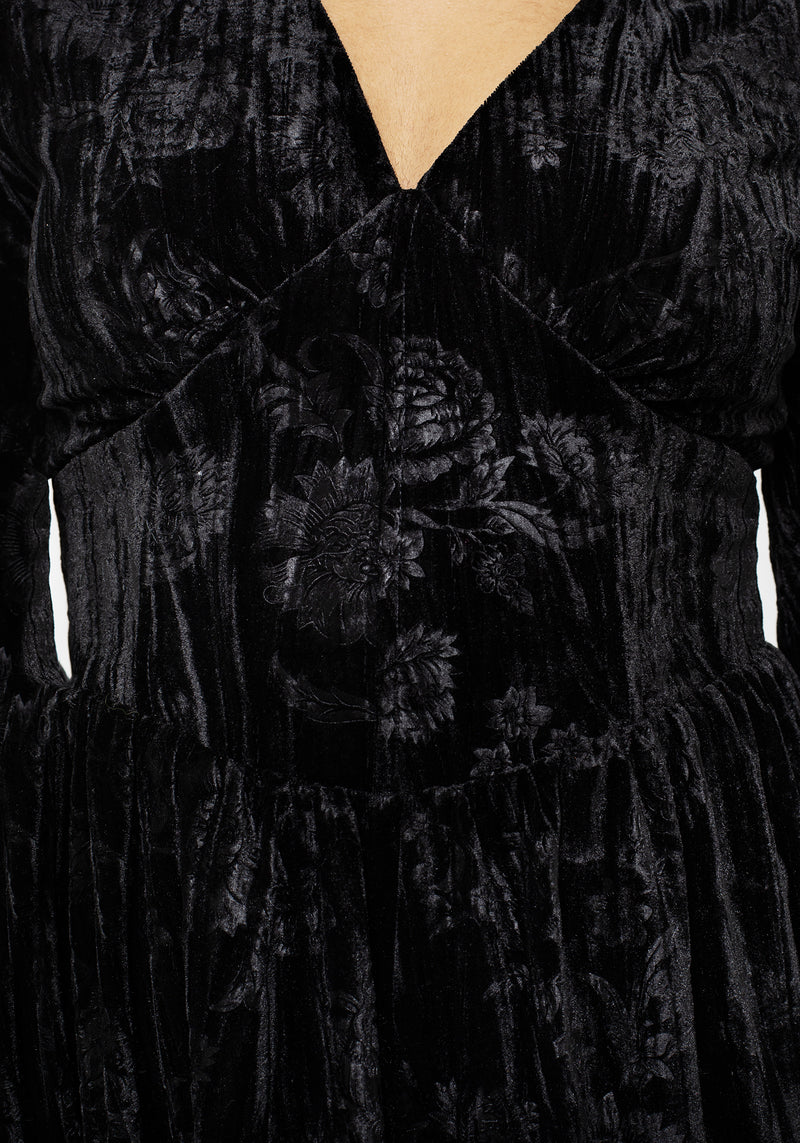 Invocation Flared Sleeve Midi Dress | Disturbia - Shop Women's Gothic, Alternative & Dark Romantic Fashion, Accessories & Homeware Invocation Flared Sleeve Midi Dress | Disturbia - Shop Women's Gothic, Alternative & Dark Romantic Fashion, Accessories & Homeware