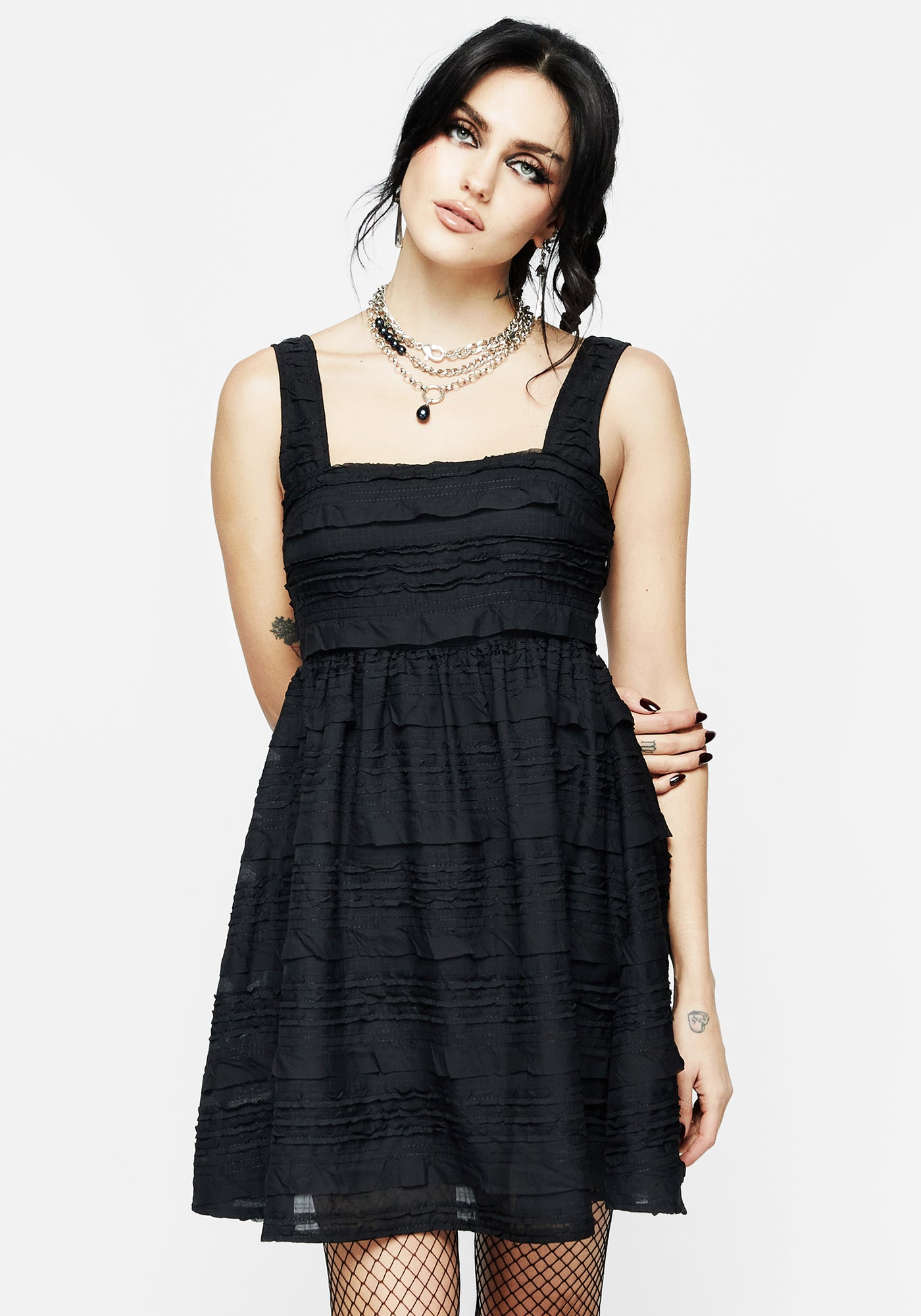 Initiation Babydoll Mini Dress | Disturbia - Shop Women's Gothic, Alternative & Dark Romantic Fashion, Accessories & Homeware Initiation Babydoll Mini Dress | Disturbia - Shop Women's Gothic, Alternative & Dark Romantic Fashion, Accessories & Homeware