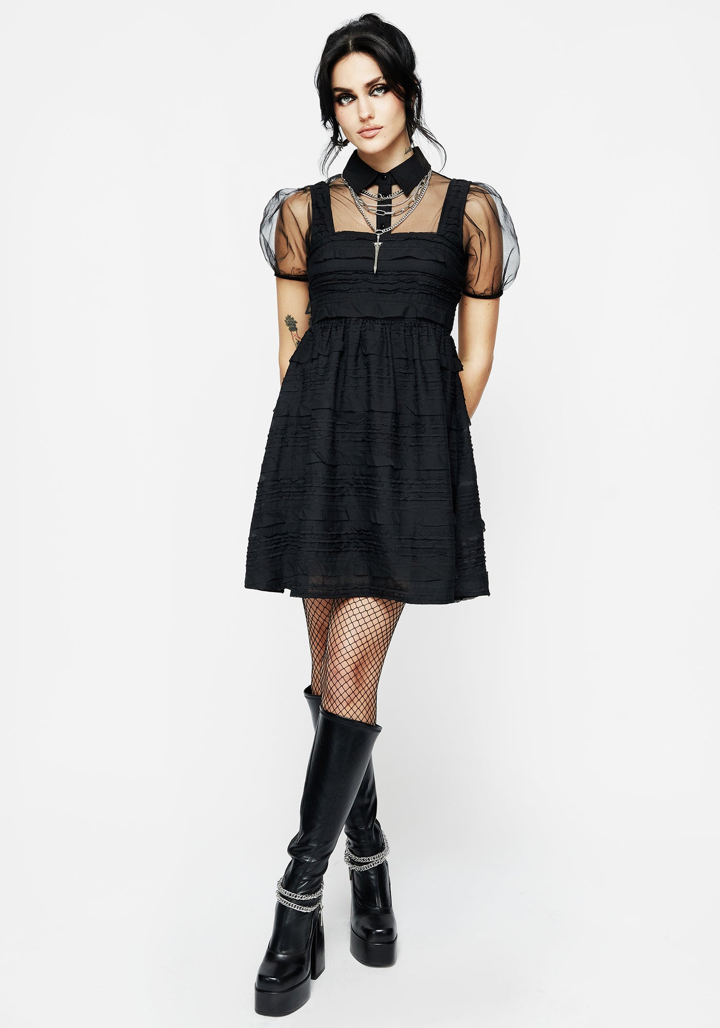 Initiation Babydoll Mini Dress | Disturbia