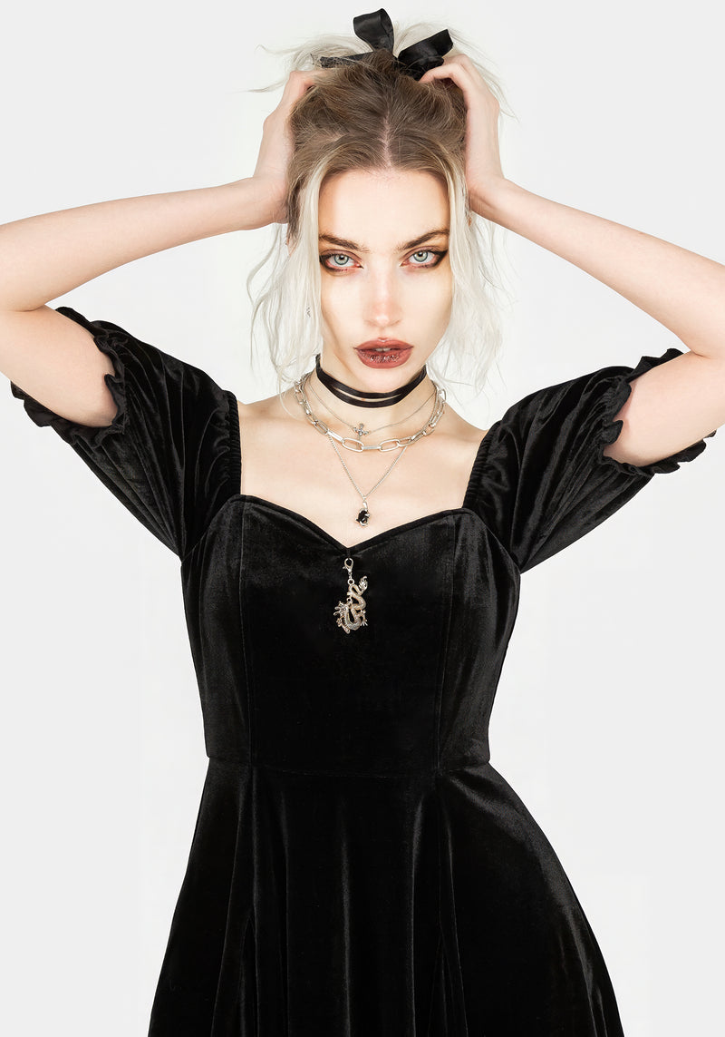 velour corset mini dress Velour Corset Mini Dress