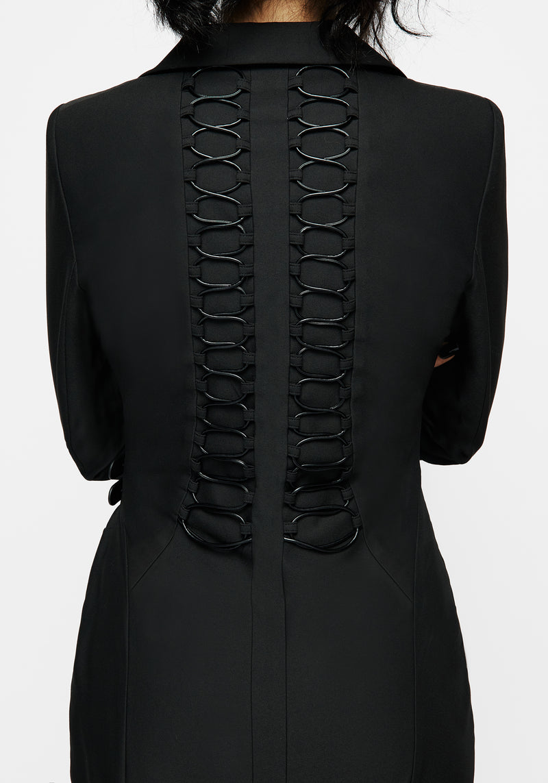 Torrid Lace up Panelled Blazer Dress | Disturbia - Shop Women's Gothic, Alternative & Dark Romantic Fashion, Accessories & Homeware Torrid Lace up Panelled Blazer Dress | Disturbia - Shop Women's Gothic, Alternative & Dark Romantic Fashion, Accessories & Homeware
