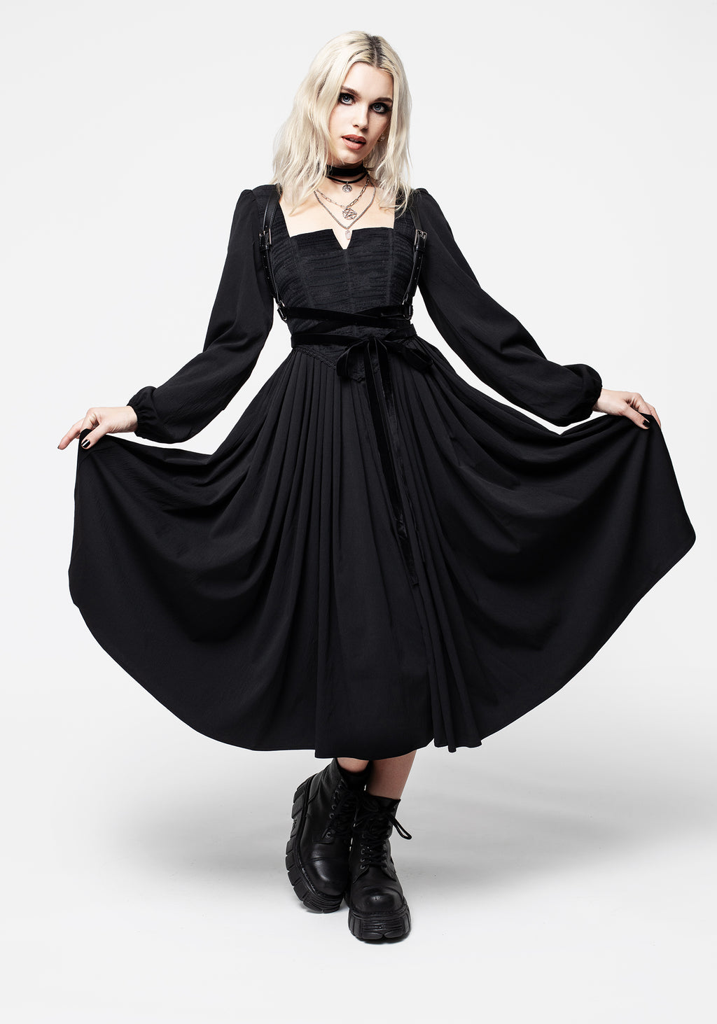 Mina Corset Midi Dress