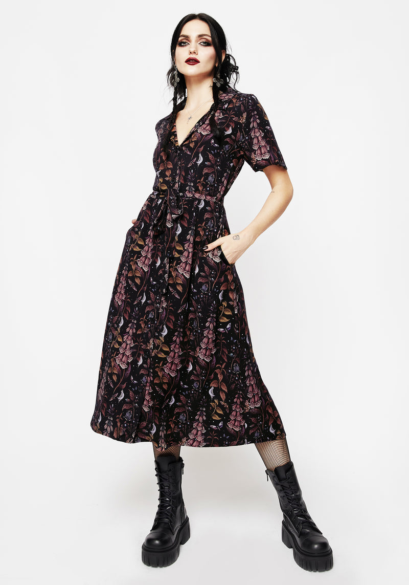 Foxglove Midi Shirt Dress | Disturbia Foxglove Midi Shirt Dress | Disturbia