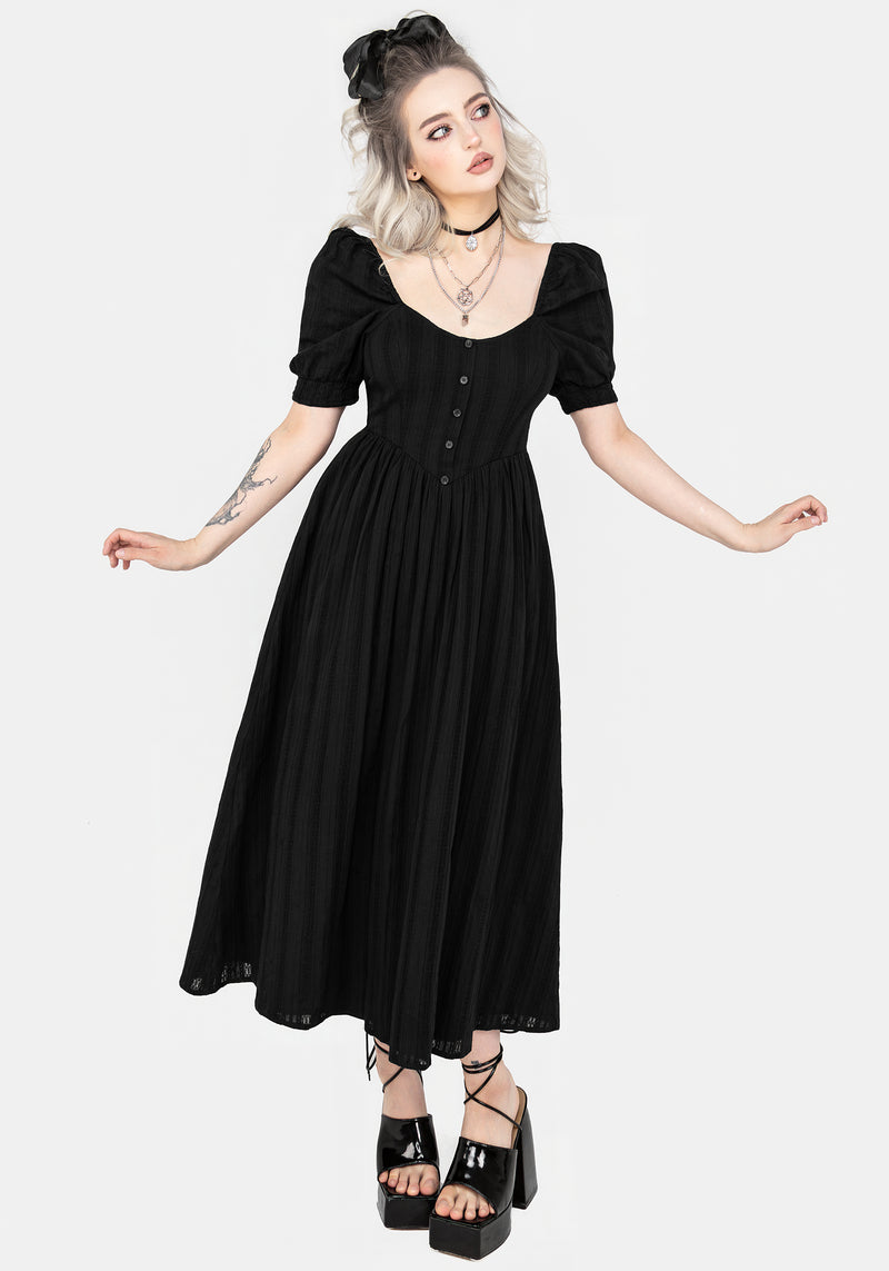 Marcia Broderie Midaxi Dress | Disturbia - Shop Women's Gothic, Alternative & Dark Romantic Fashion, Accessories & Homeware Marcia Broderie Midaxi Dress | Disturbia - Shop Women's Gothic, Alternative & Dark Romantic Fashion, Accessories & Homeware