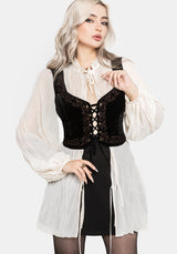 Villain Textured Blouse - White US 2