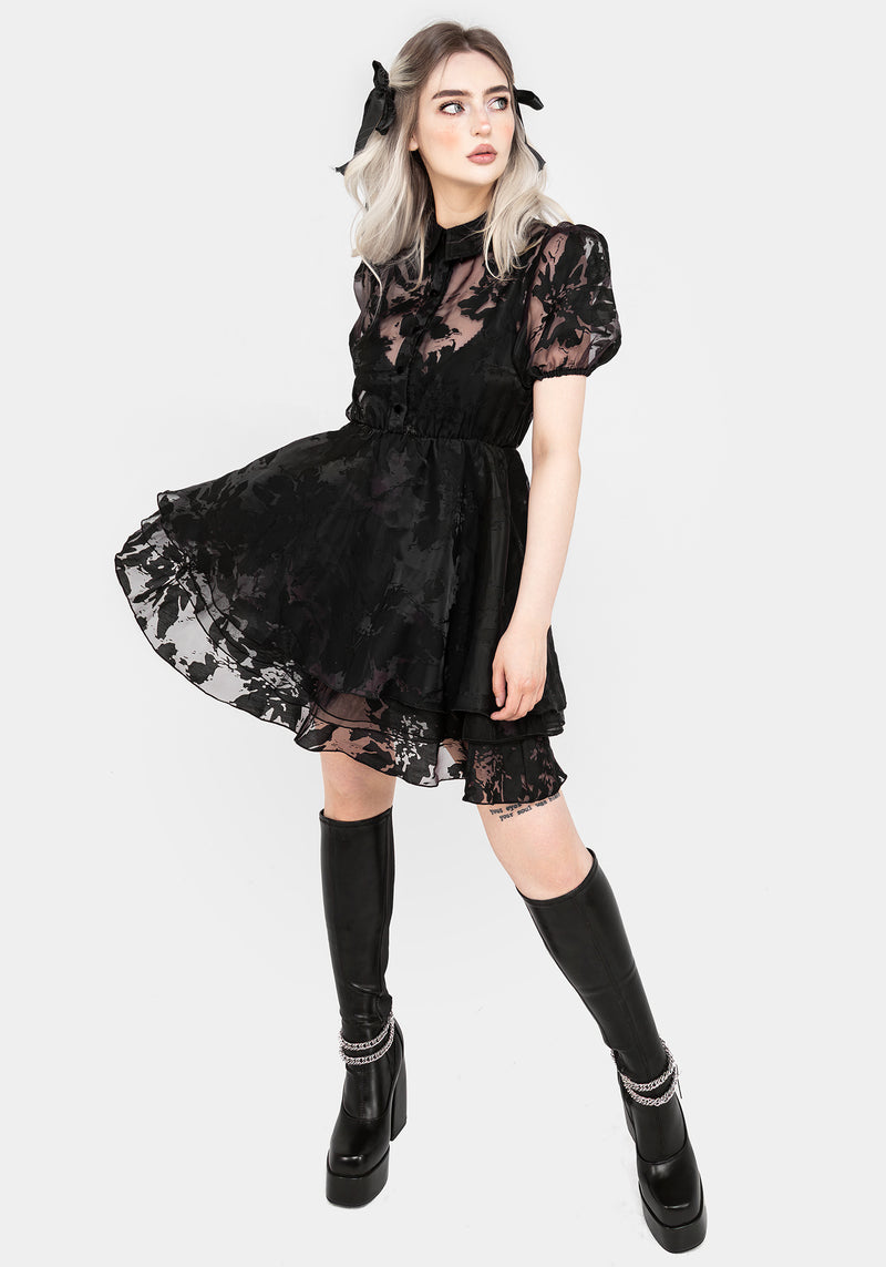 Spectre Layered Mini Shirt Dress | Disturbia Spectre Layered Mini Shirt Dress | Disturbia