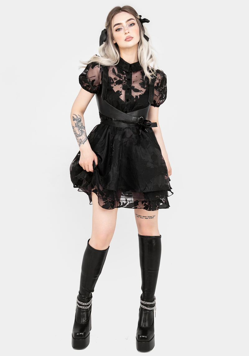Spectre Layered Mini Shirt Dress | Disturbia - Shop Women's Gothic, Alternative & Dark Romantic Fashion, Accessories & Homeware Spectre Layered Mini Shirt Dress | Disturbia - Shop Women's Gothic, Alternative & Dark Romantic Fashion, Accessories & Homeware