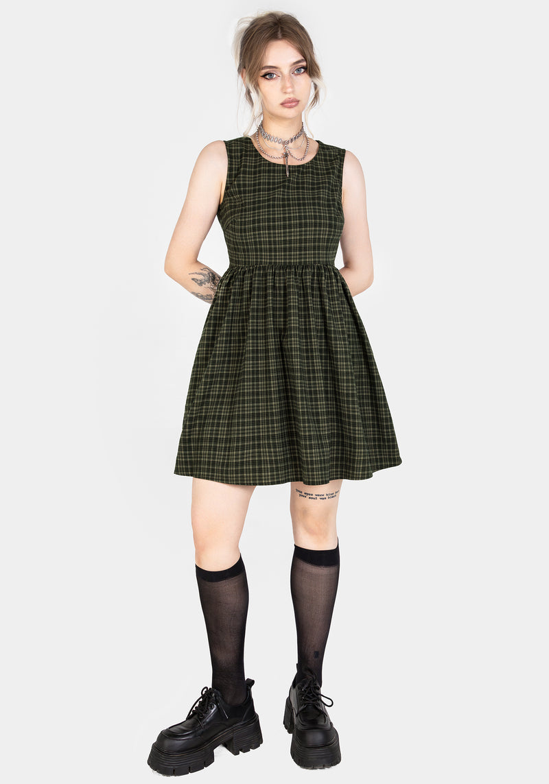 Sabine Check Mini Skater Dress Sabine Check Mini Skater Dress