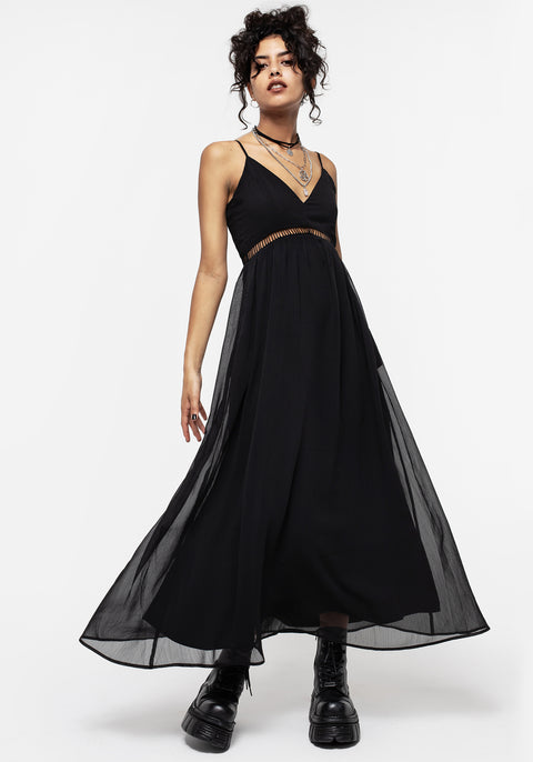 Sable Cami Maxi Dress | Disturbia - Shop Women's Gothic, Alternative & Dark Romantic Fashion, Accessories & Homeware Sable Cami Maxi Dress | Disturbia - Shop Women's Gothic, Alternative & Dark Romantic Fashion, Accessories & Homeware