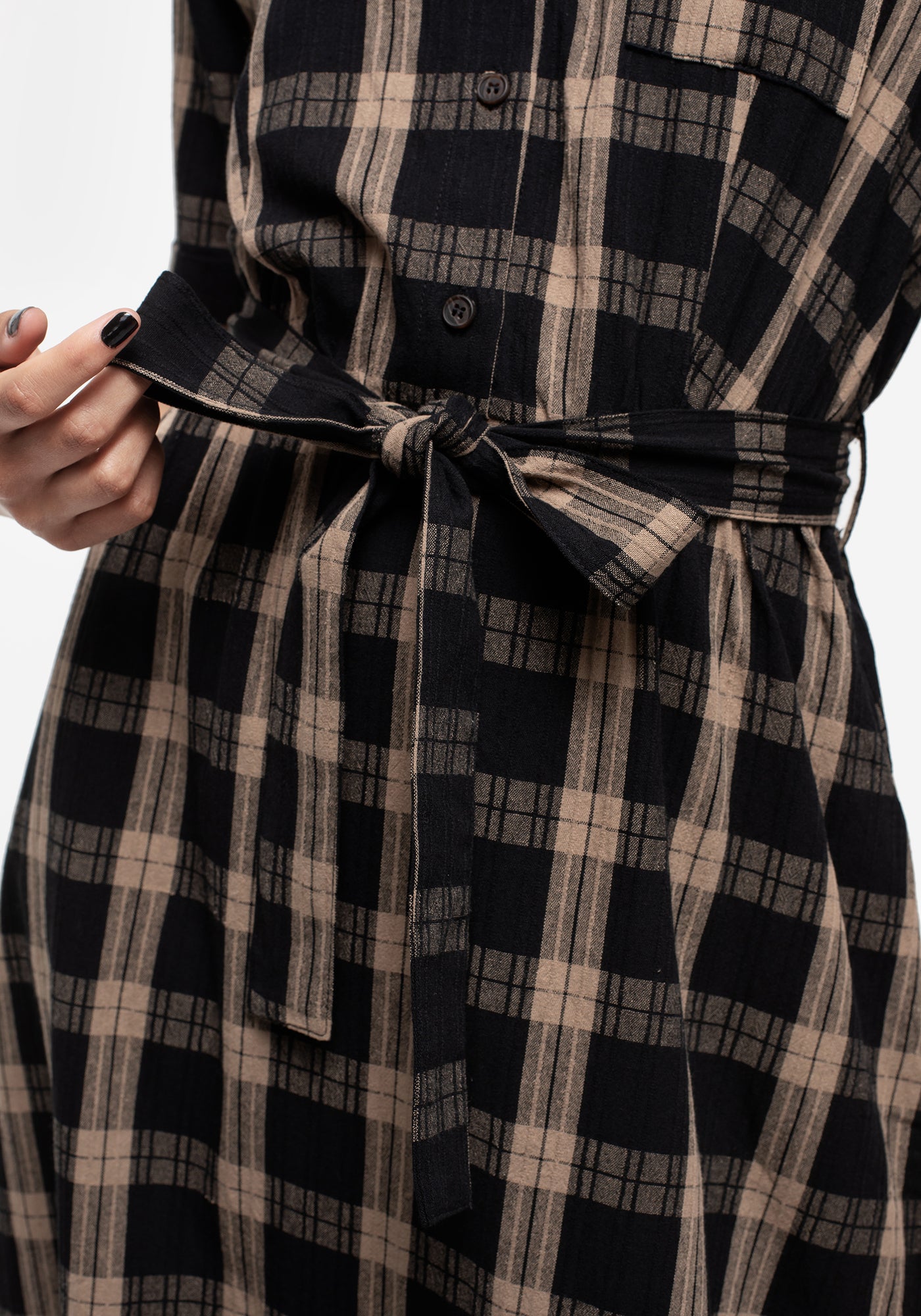 Rogue Check Cotton Midi Shirt Dress | Disturbia - Shop Women's Gothic, Alternative & Dark Romantic Fashion, Accessories & Homeware Rogue Check Cotton Midi Shirt Dress | Disturbia - Shop Women's Gothic, Alternative & Dark Romantic Fashion, Accessories & Homeware