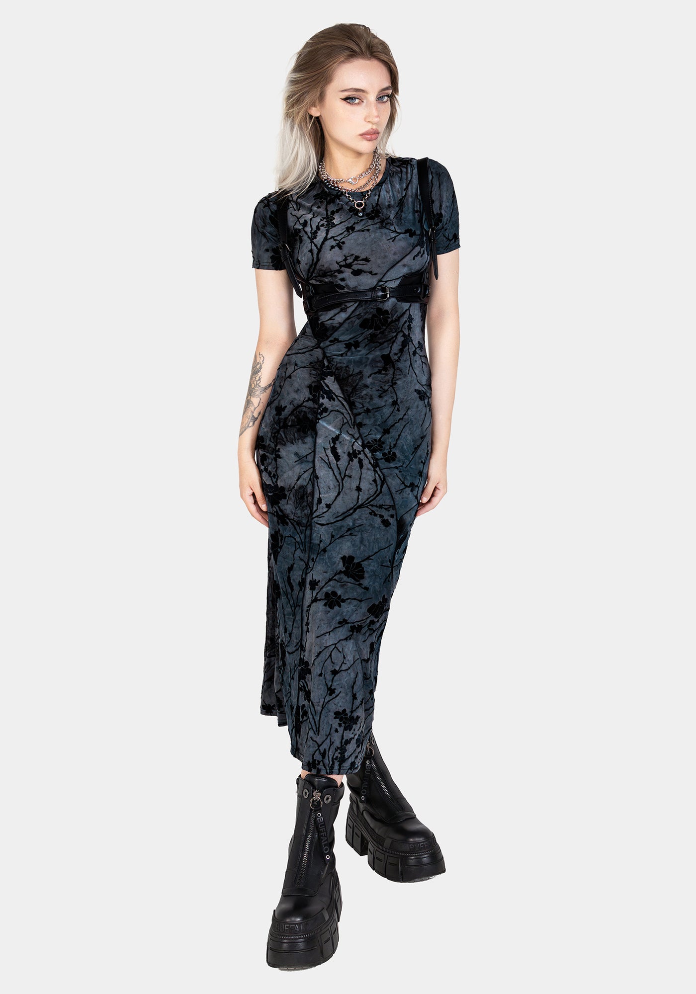 Wytchelm Bodycon Midaxi Dress | Disturbia
