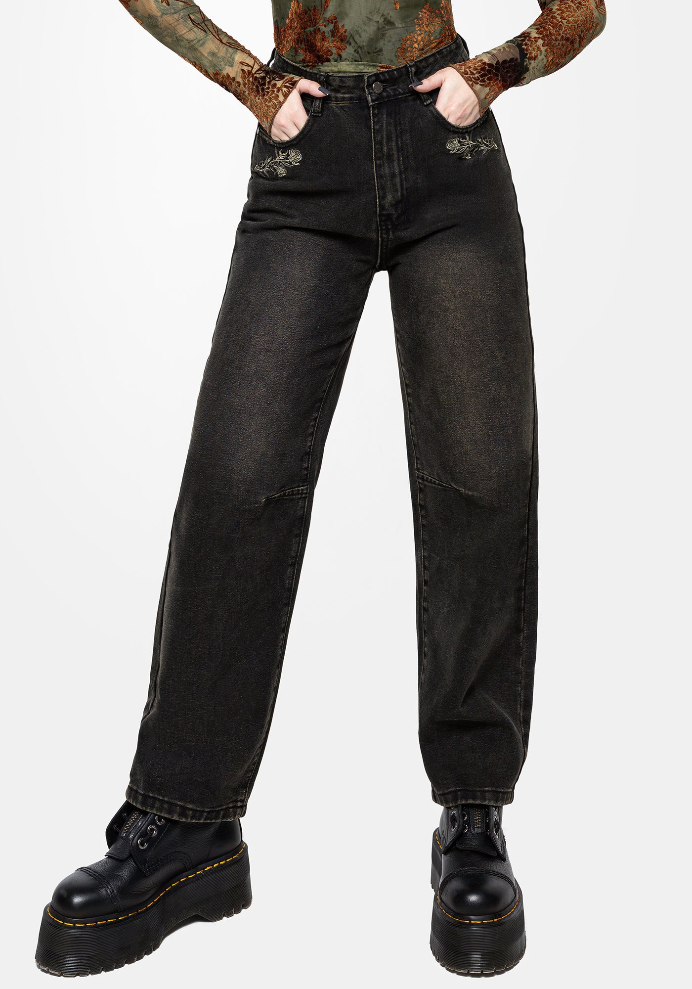 HOPE Stockholm Twisted Barrel Jeans デニム Twisted Barrel Jeans - Skew Jeans in Dark Indigo Wash – HOPE