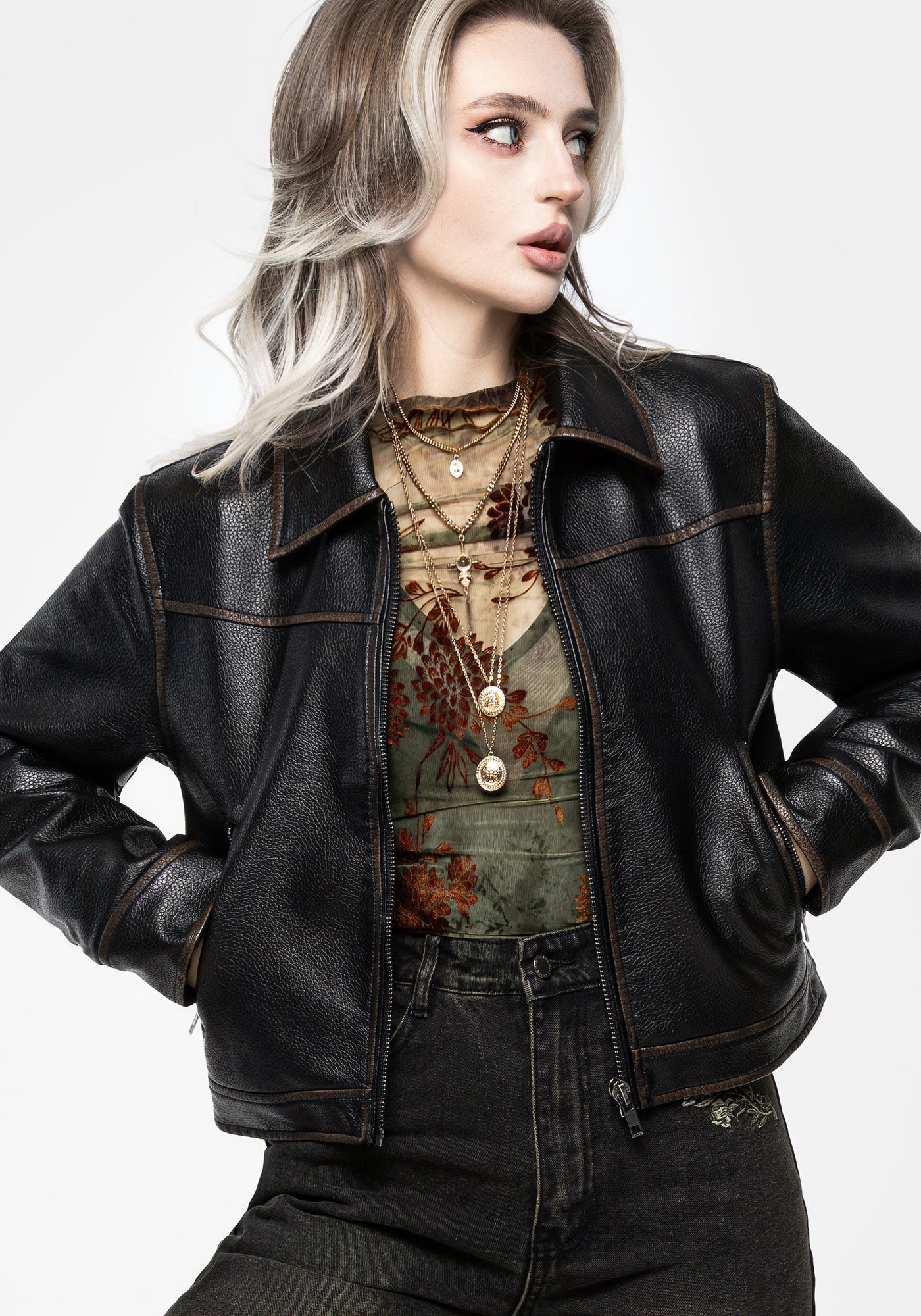 ジャケット・アウター rosemuse Fake leather outer black 予約販売】fake leather outer / ブラック – BUNNY APARTMENT