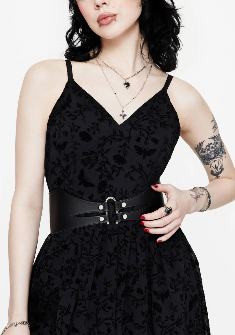 Chasm Oval Detail Waist Belt | Disturbia - Shop Women's Gothic