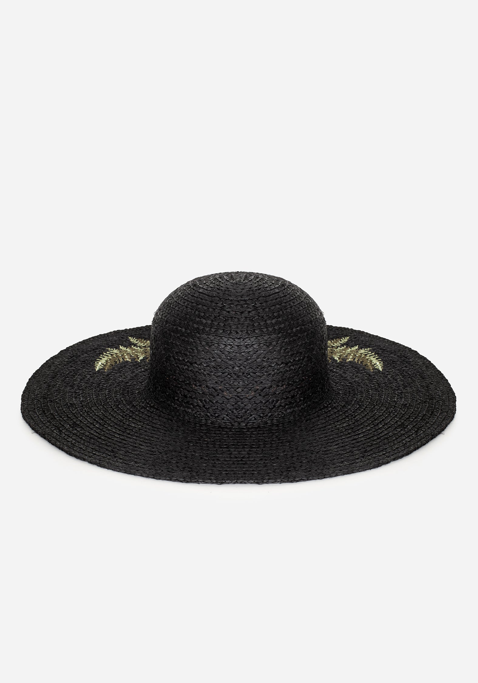 Osmunda Fern Embroidered Sun Hat