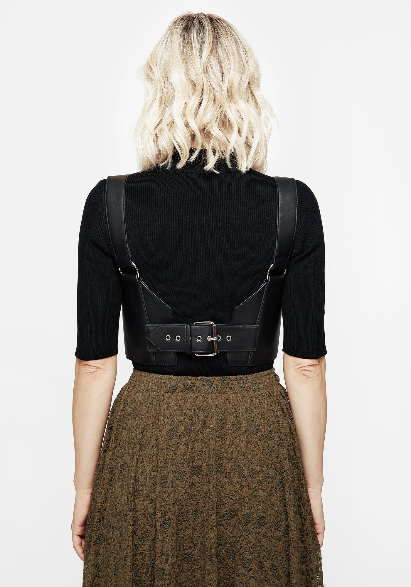 Polaire Lace Up Corset Harness | Disturbia - Shop Women's Gothic