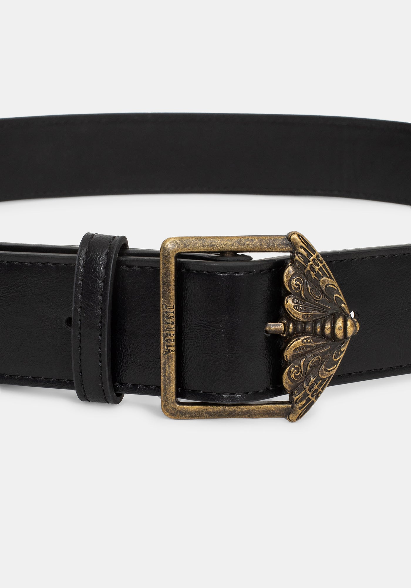 Rosamoth Debossed Buckle Belt | Disturbia - Shop Women's Gothic