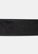 Rosamoth Debossed Buckle Belt