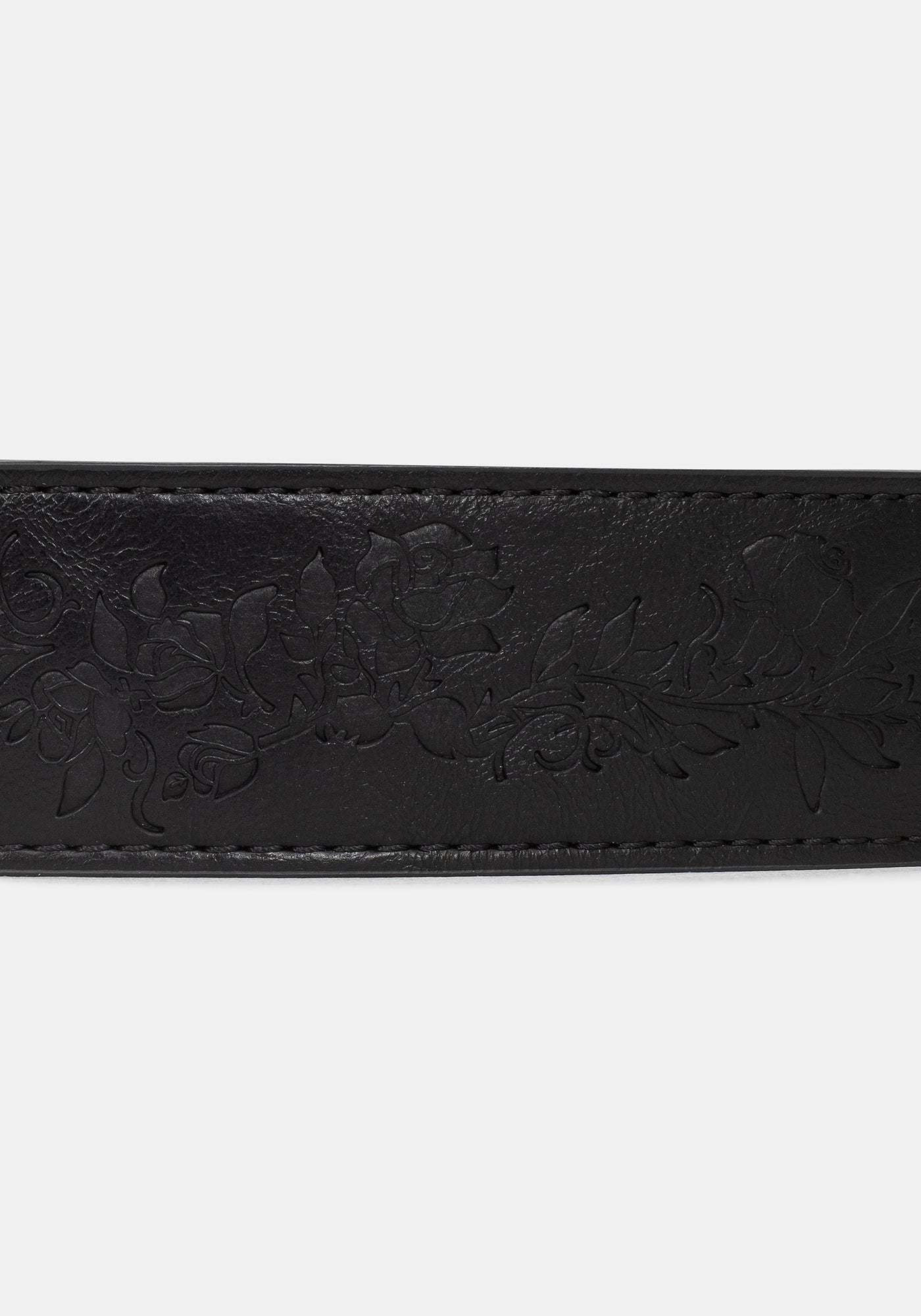 Rosamoth Debossed Buckle Belt | Disturbia - Shop Women's Gothic