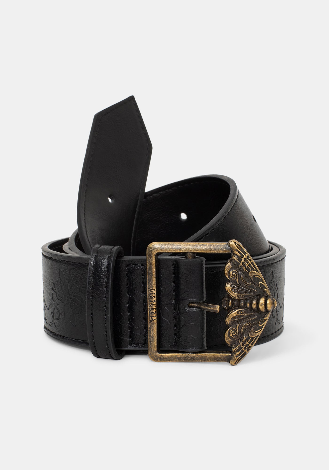 Rosamoth Debossed Buckle Belt | Disturbia - Shop Women's Gothic