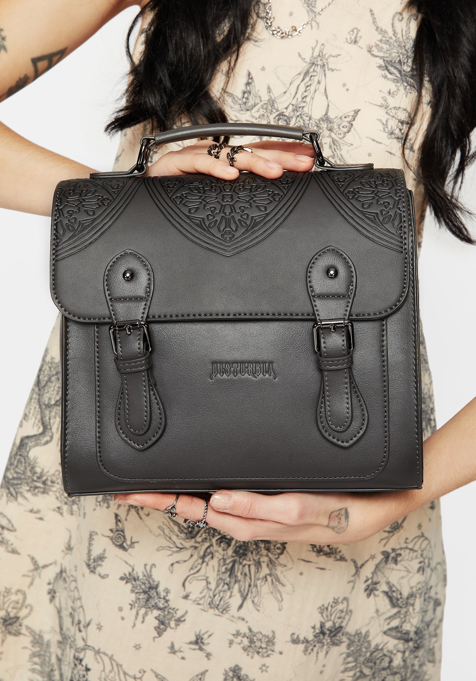 S*y様 DISTURBIA　バックパック Esther Debossed Satchel Backpack | Disturbia - Shop Women's Gothic