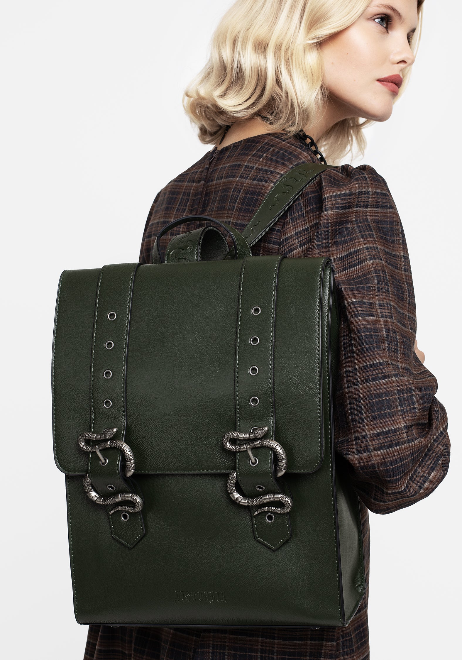 Mamba Snake Buckle Satchel Bag | Disturbia - Shop Women's Gothic