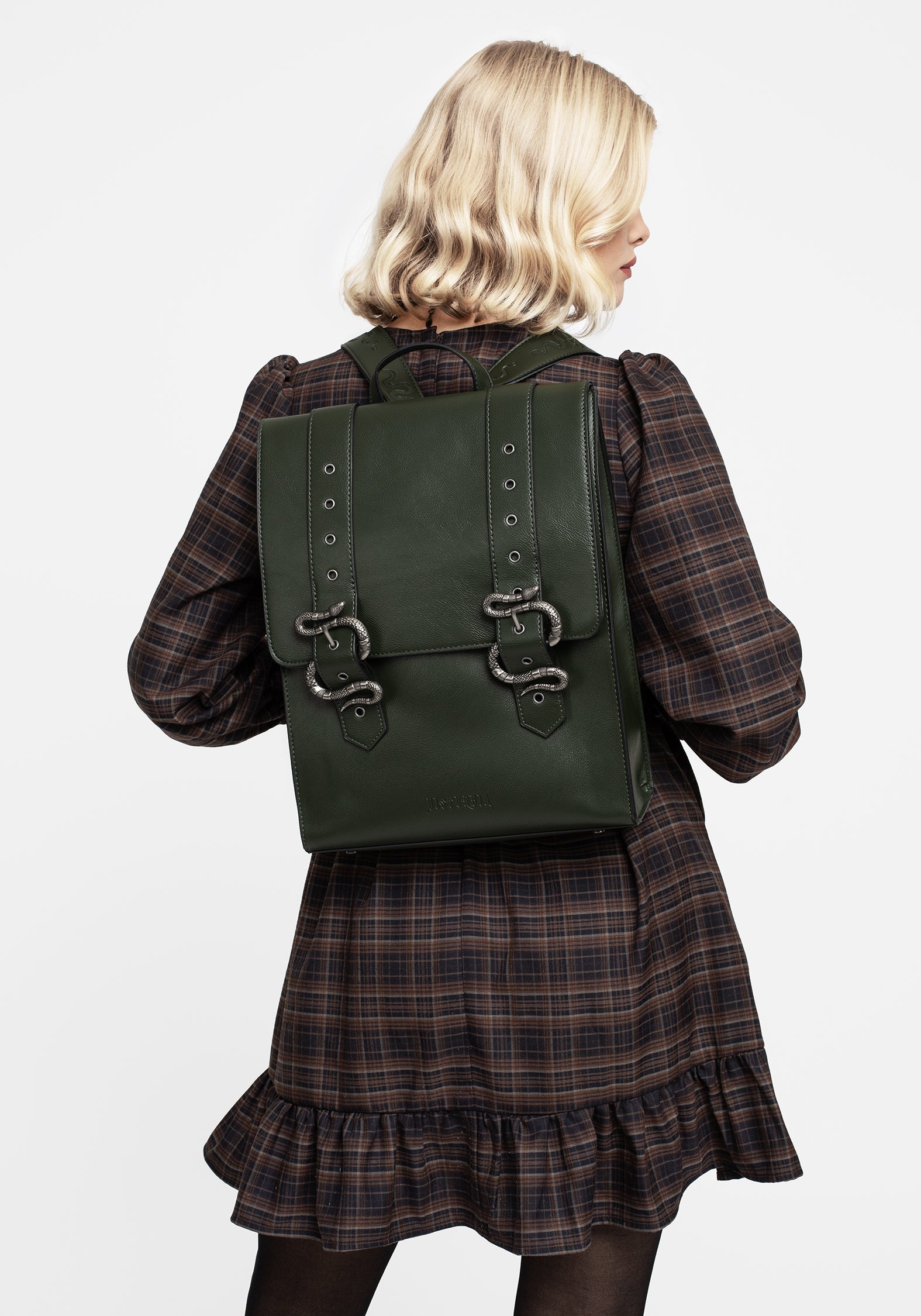Mamba Snake Buckle Satchel Bag | Disturbia - Shop Women's Gothic