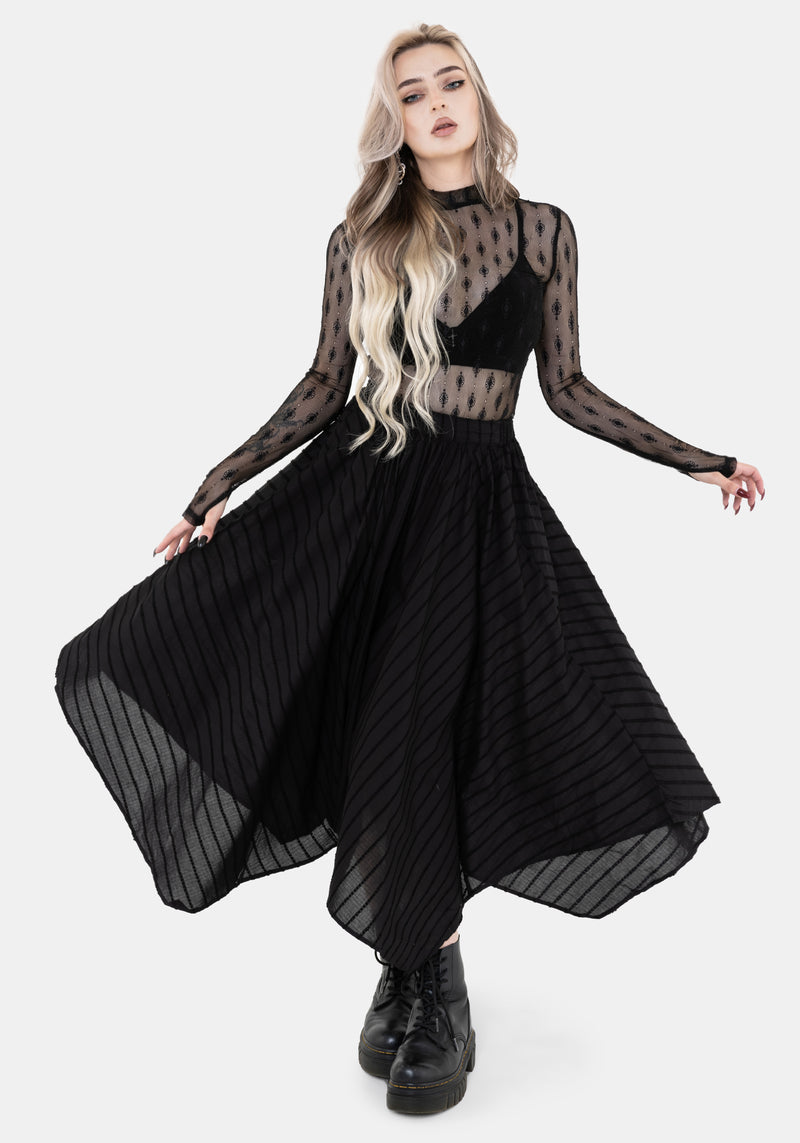 Blythe Handkerchief Hem Midaxi Skirt