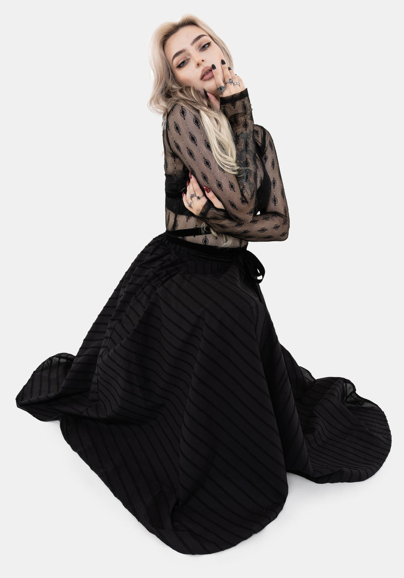 Blythe Handkerchief Hem Midaxi Skirt