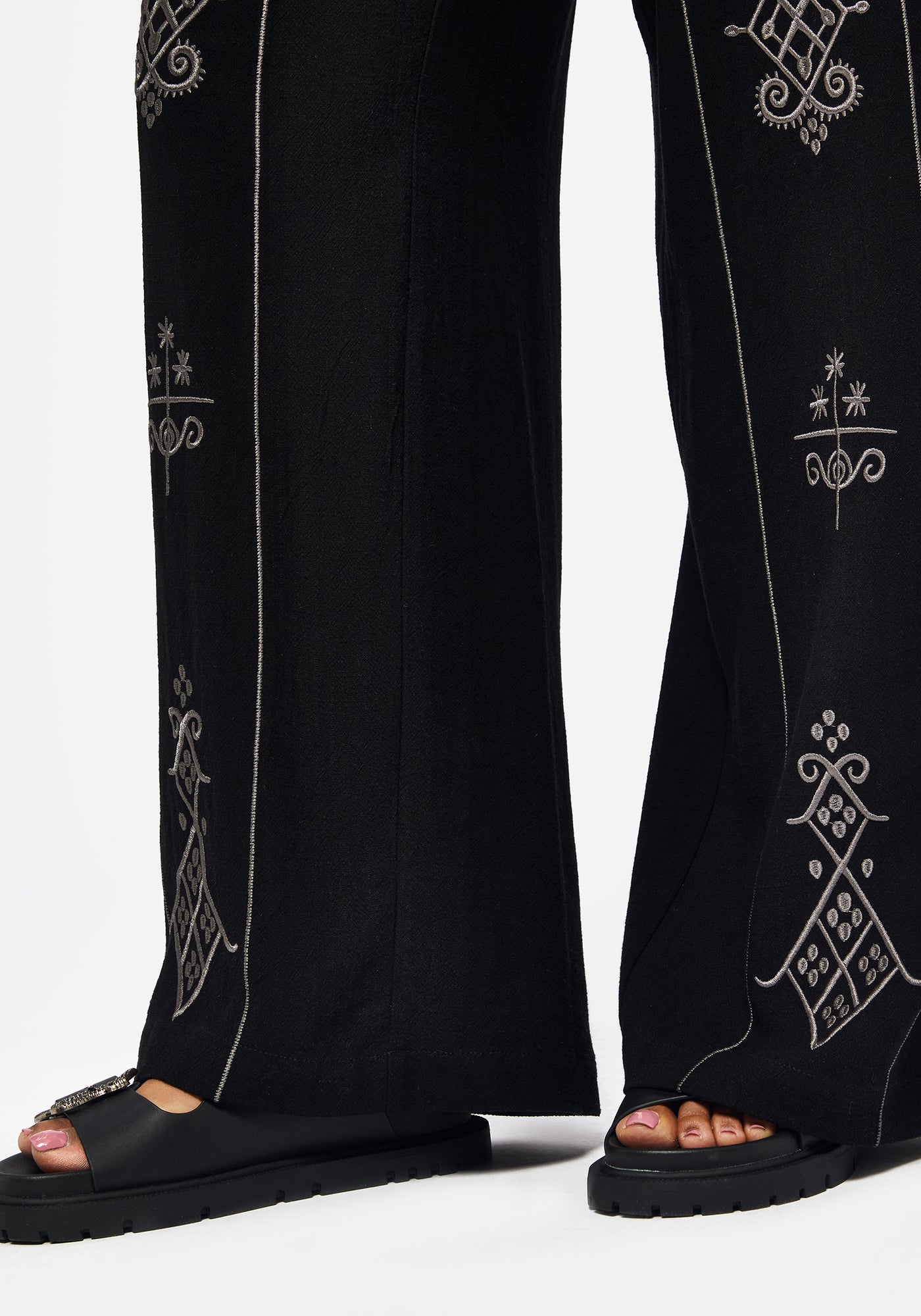 Merrymount Embroidered Wide Leg Trouser | Disturbia - Shop Women's