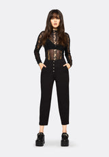 Venere Shaped Waistband Tapered Trouser