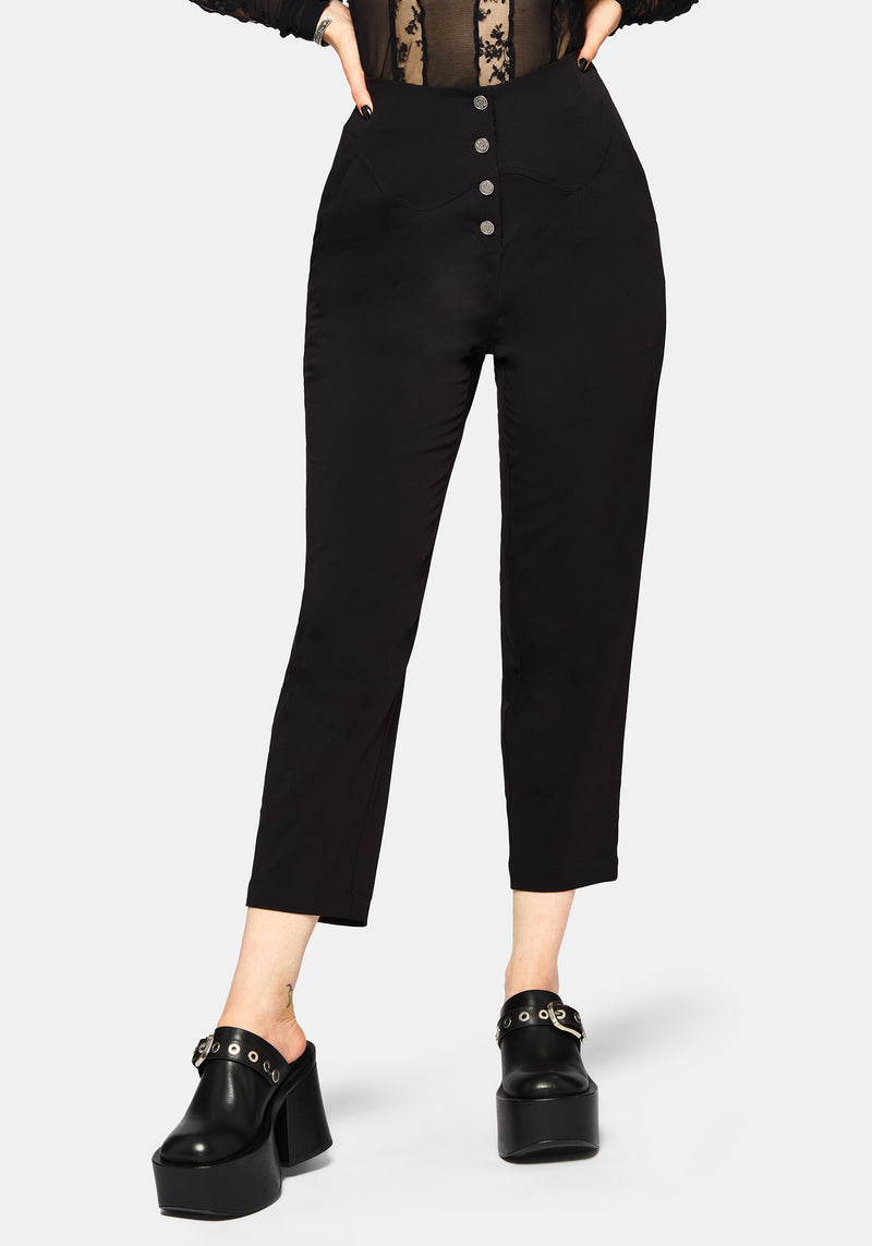 Venere Shaped Waistband Tapered Trouser