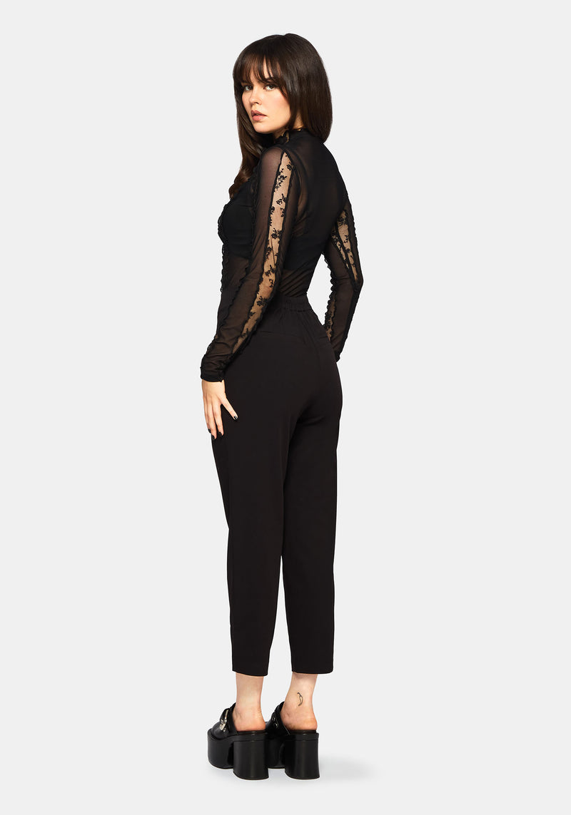 Venere Shaped Waistband Tapered Trouser